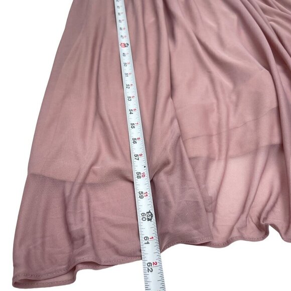 Birdy Grey Elsye Cut Out Mesh Mauve Maxi Formal Bridesmaid Dress Small NWT - Picture 13 of 15